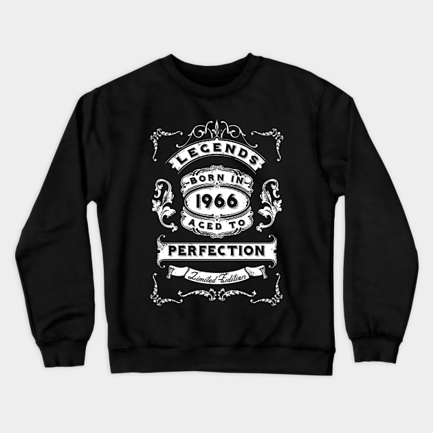 Legends Born in 1966 Crewneck Sweatshirt by BambooBox